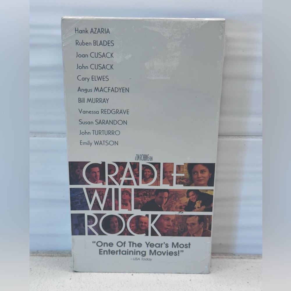 Cradle Will Rock (VHS, 2000) Hank Azaria & Joan Cusack - Former Rental